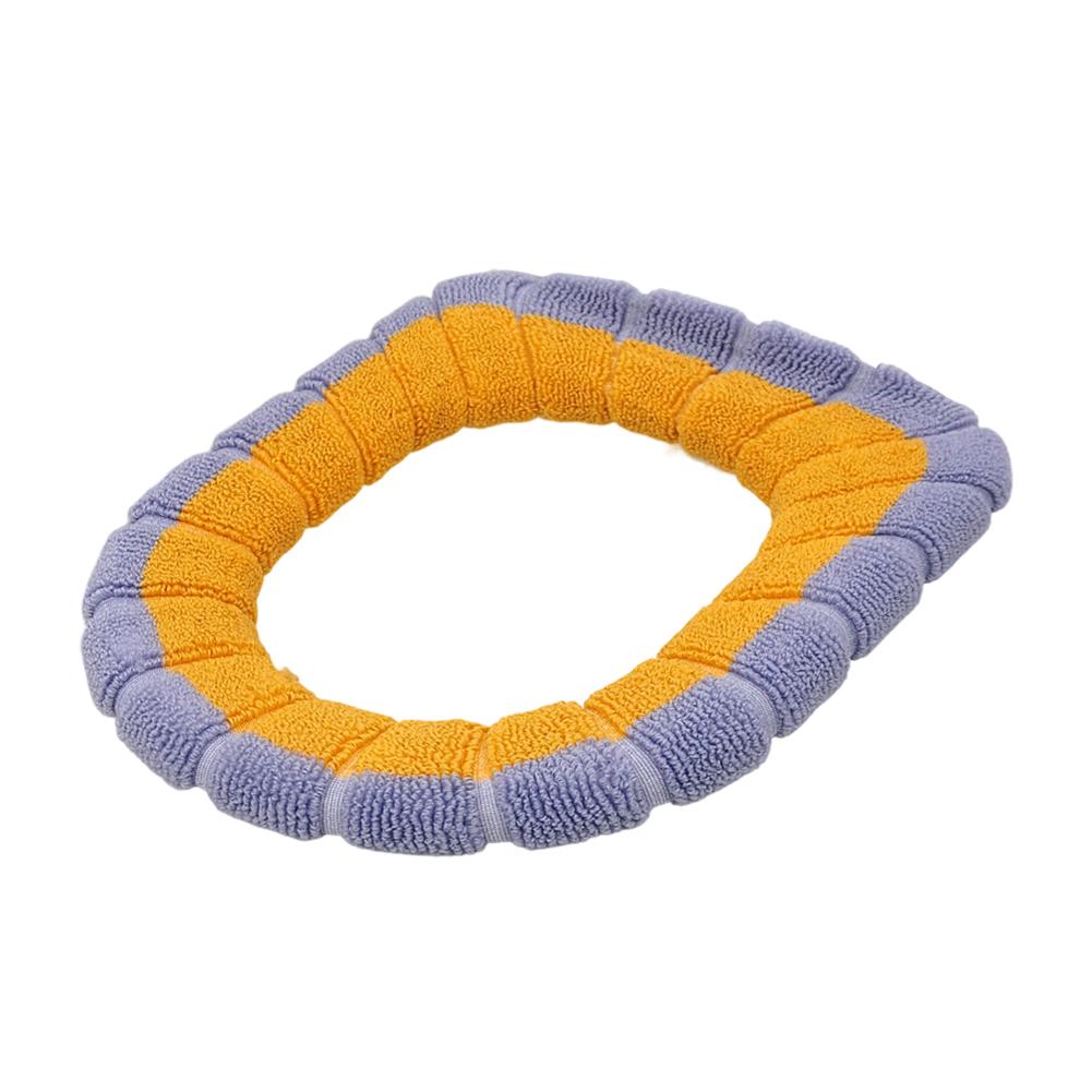 Soft Polyester Toilet Seat Cover Toilet Seat Pad Warm Seating