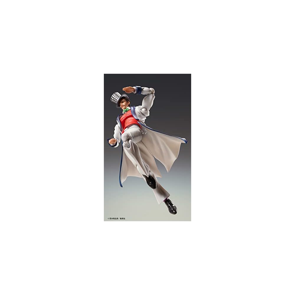 Super Action Statue JoJo's Bizarre Adventure Part 1 Will A. Zeppeli 160mm PVC ABS Nylon Painted Action Figure