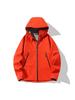 Unisex Hooded Windproof Softshell Jacket for Hiking & Cycling - Fleece-Lined, Quick-Drying, Warm Sportswear