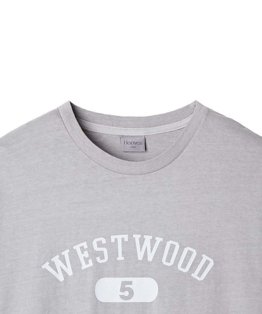 HOOVES Pigment Washed Graphic Short Sleeve T-Shirt [Cement]