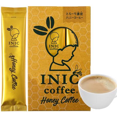 INIC Coffee Honey Coffee Sticks (6 Sticks) [Meltingly Sweet Honey Coffee] [Powdered Coffee No Mine]