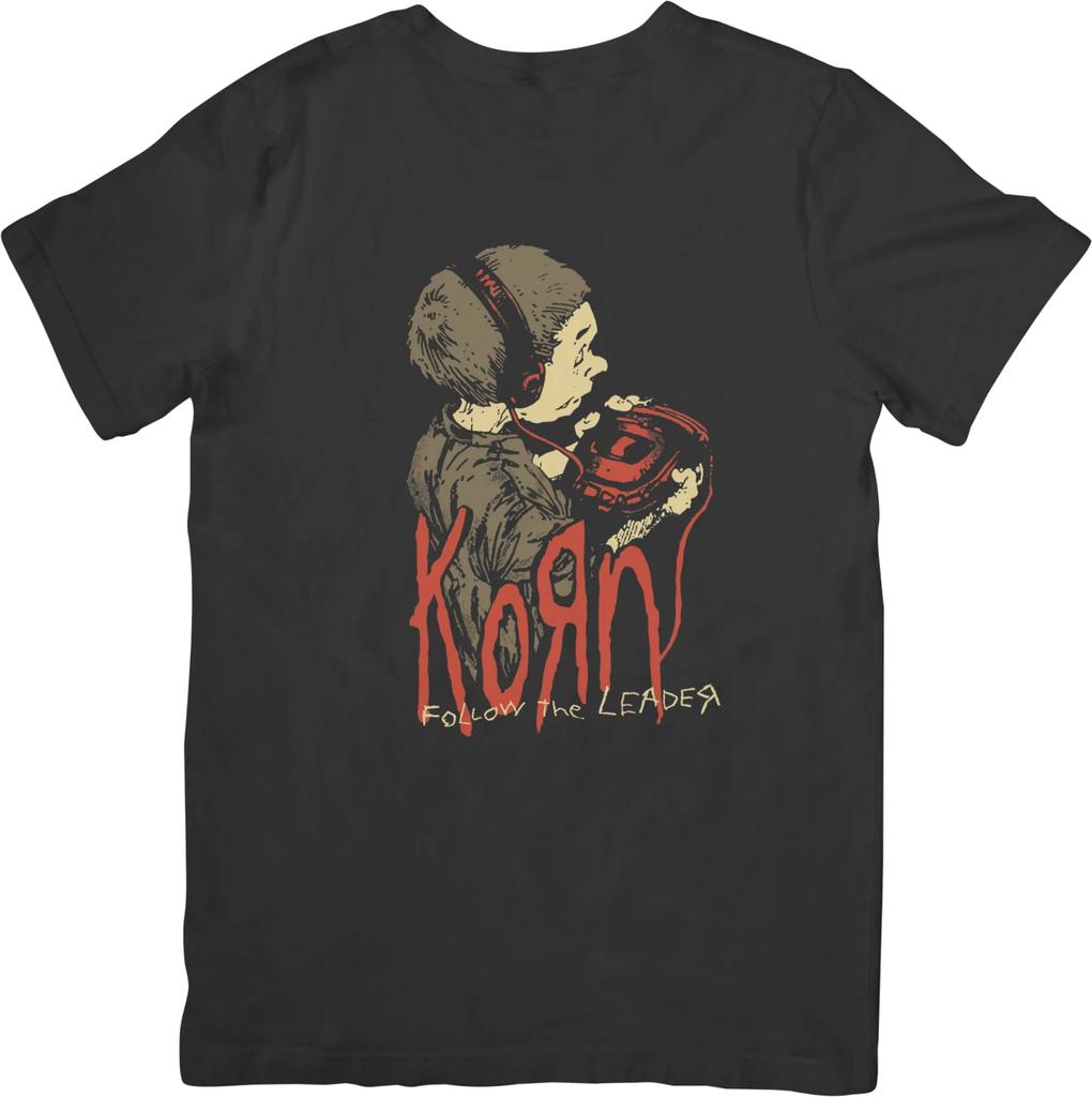Korn Heavy Metal Music Unisex Fit for Men & Women Quality Cotton T-Shirt Black