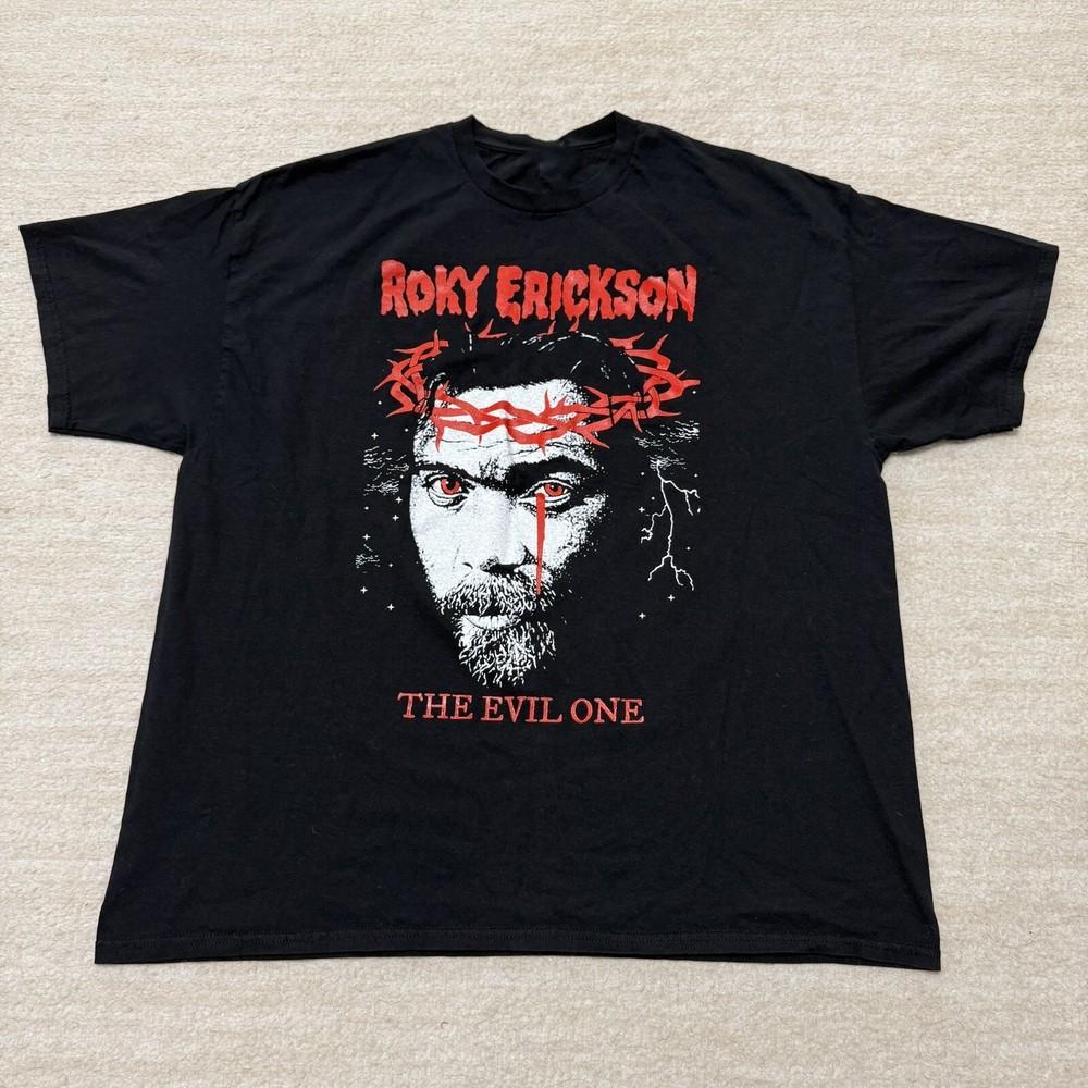 

Roky Erickson Black Cotton All size S-5XL Gift Fan Shirt HOT AD356 Unisex T-Shirt XXXL