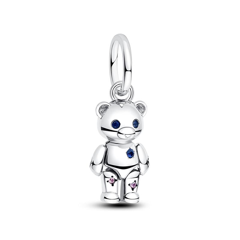 925 Silver Charm Love Star Moon Sun Spaceman Pendant Beads Charms Fit Original Bracelets Necklaces Jewelry For Women