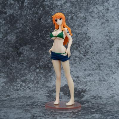 Anime One Piece Model Letné plavky Nami Charlotte Puding PVC figúrka Hračka Darček
