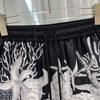 2024 Summer European & American Trend: Men's Casual Digital Print Shirt & Shorts Set