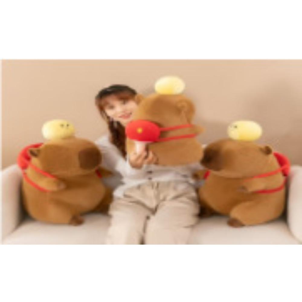 Cute Capybara Plush Toy Children's Pillow Toast Doll Kapibara Doll Birthday Gift