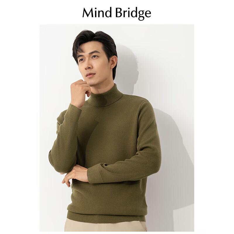 

Mind Bridge Men s Wool Blend Turtleneck Pullover M0224B73181 3XL