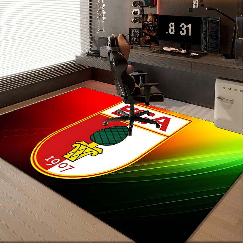 1PC rug Augs-burg Football Crest Carpet, Chair Rug,Area Rug for Office Bedroom living rooms bedroom, Doormat decor Christmas fan gifts