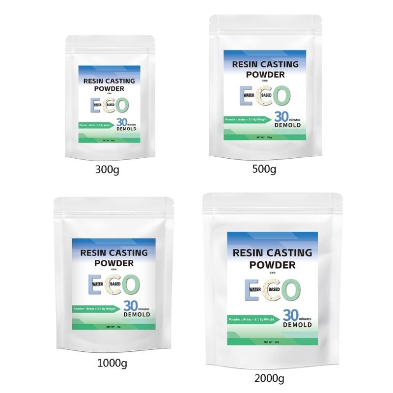 300/500/1000/2000g Polvere per Colata in Resina per Modellismo Resina Gessi Ceramici Gessi per Resina Polvere