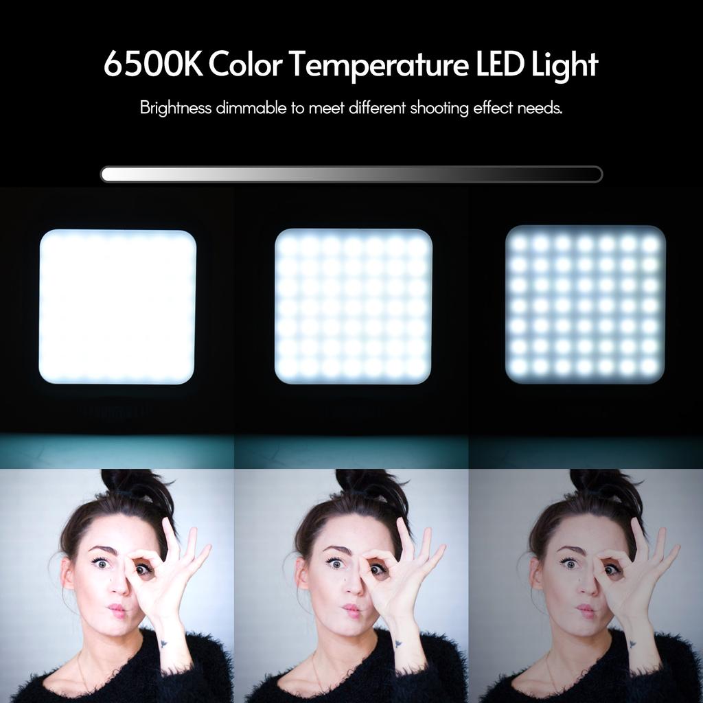 Andoer Kit Video Multifunzionale Per Smartphone, Include Supporto Universale Per Treppiede Per Telefono Con Doppio Supporto Per Telefono, 4 Supporti Per Scarpe Fredde, Treppiede Da Tavolo Per Vlog