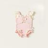 Baby's Clothing, Children's Swimsuits, Summer Contrasting Colors, Stylish Girls' Swimsuits, Beach Vacation, Little Girls' Jumpsuit