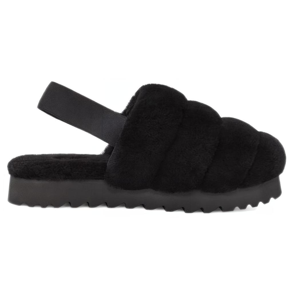 UGG Super Fluff Slipper Black Women's 1121751-BLK