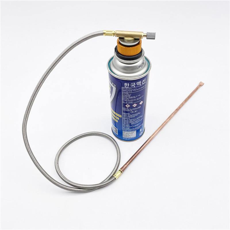 Outdoor Hand Held Fire Starter Gas Appliance Multi-Purpose with 1m Flexible Hose for Fireplace Outdoor Camping BBQ Picnic Device