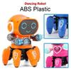Robot Toy, Six-Claw Walking Octopus Robot, Electric Dancing Robot Toy, Fun Octopus Robot with Music and Lights,Intelligent Robot for Kids
