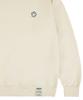 GRAVER [Unisex] White Odd Flower Embroidered Sweatshirt_Cream