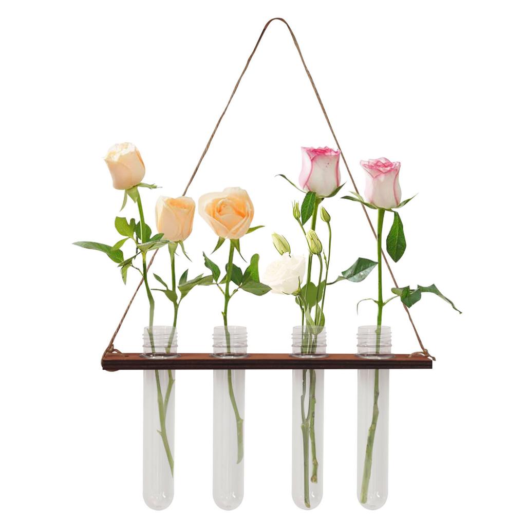 Plant Propagation Station Planter Hanging Propagator for Home Garden Desktop Wall Hanging Test Tubes Vase Planter Hydroponic