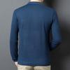 Men's Long-Sleeve Knit Polo Shirt FXT6697