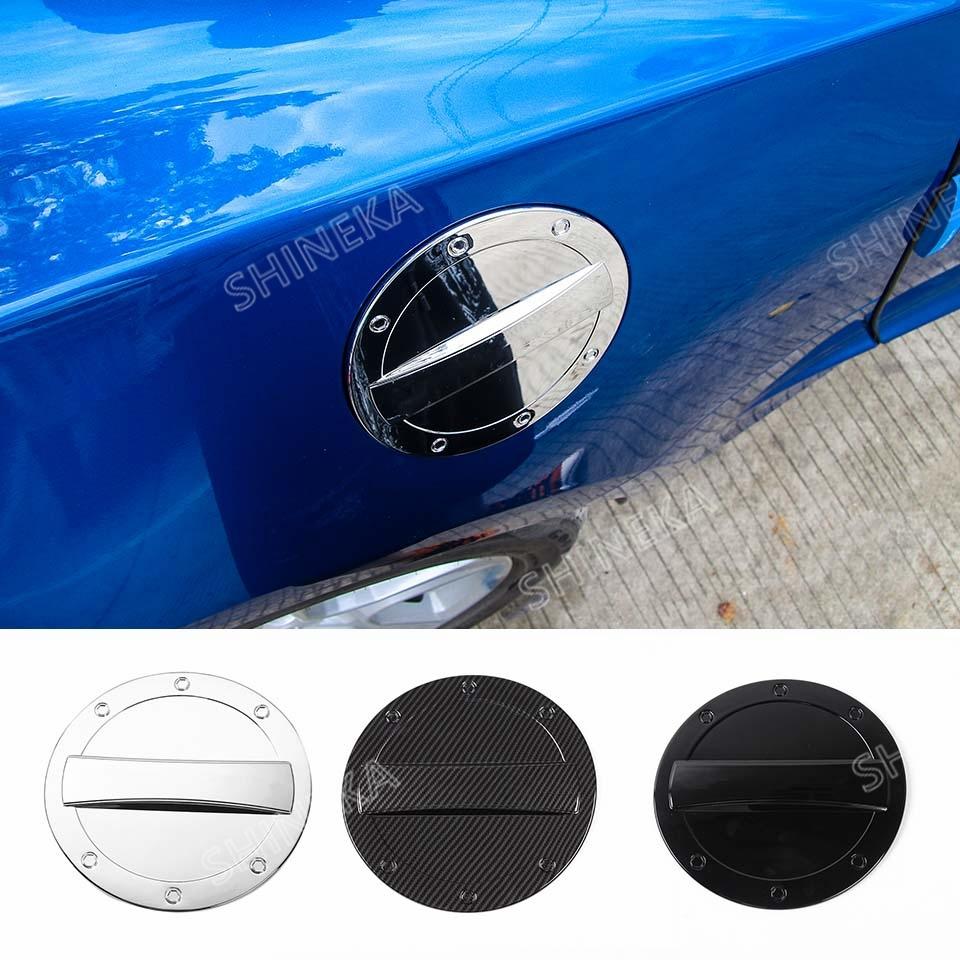SHINEKA Car Exterior Gas Oil Fuel Tank Cap Decoration Cover Trim for Chevrolet Camaro 2017 2018 2019 2020 2021 2022 Accessories
