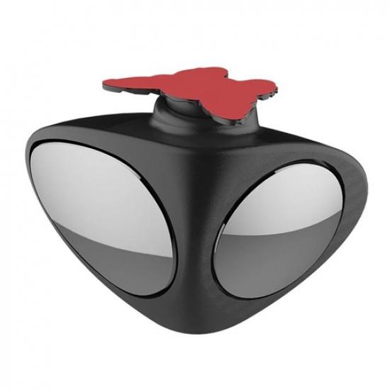 2-Side Car Blind Spot Convex Mirror 360° Adjustable Rear View Parking Mirror HD