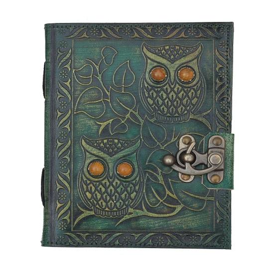 

Кожаный ежедневник с металлическим замком, винтажный журнал ручной работы, 200 страниц, белый, без подкладки