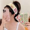 Sweet Floral Pattern Hair Fringe Sticker Headband Forehead Hair Patch Sticker Reusable For Women Daily Makeup Headwear