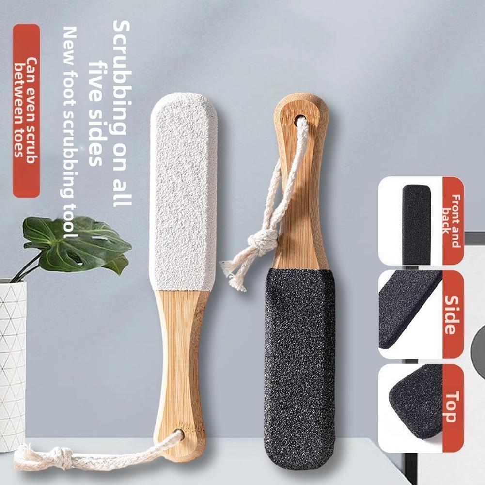 Ergonomic Handle Foot Exfoliator Wooden Rasp Lightweight