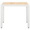 VidaXL Salon de jardin 5 pcs Résine tressée Blanc
