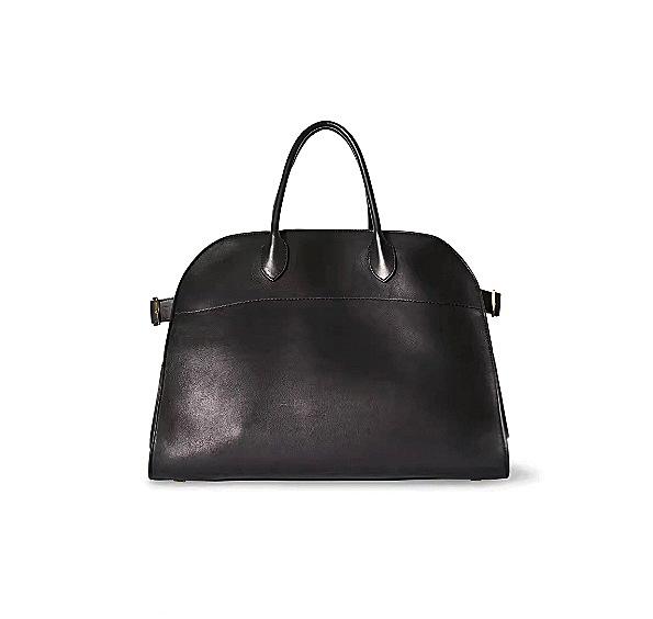 THE ROW Margaux 15 Semišová taška - Velkokapacitní podzimní/zimní dojíždějící aktovka