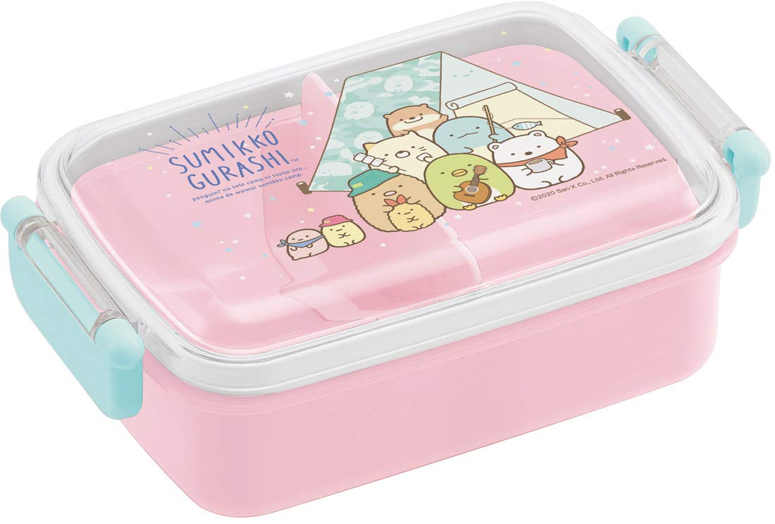 

Skater Ag+ Children s Lunch Box, 450ml, Sumikkogurashi Design, Camping, Made in Japan, RBF3ANAG-A