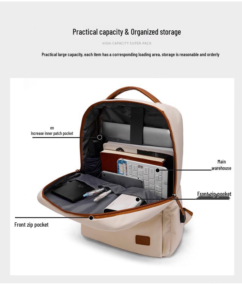 Unisex Minimalist Business & Travel Laptop Backpack