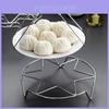 Stainless Steel Steaming Pot Steamer Egg Rack Kitchen Organizer For Home Cooking