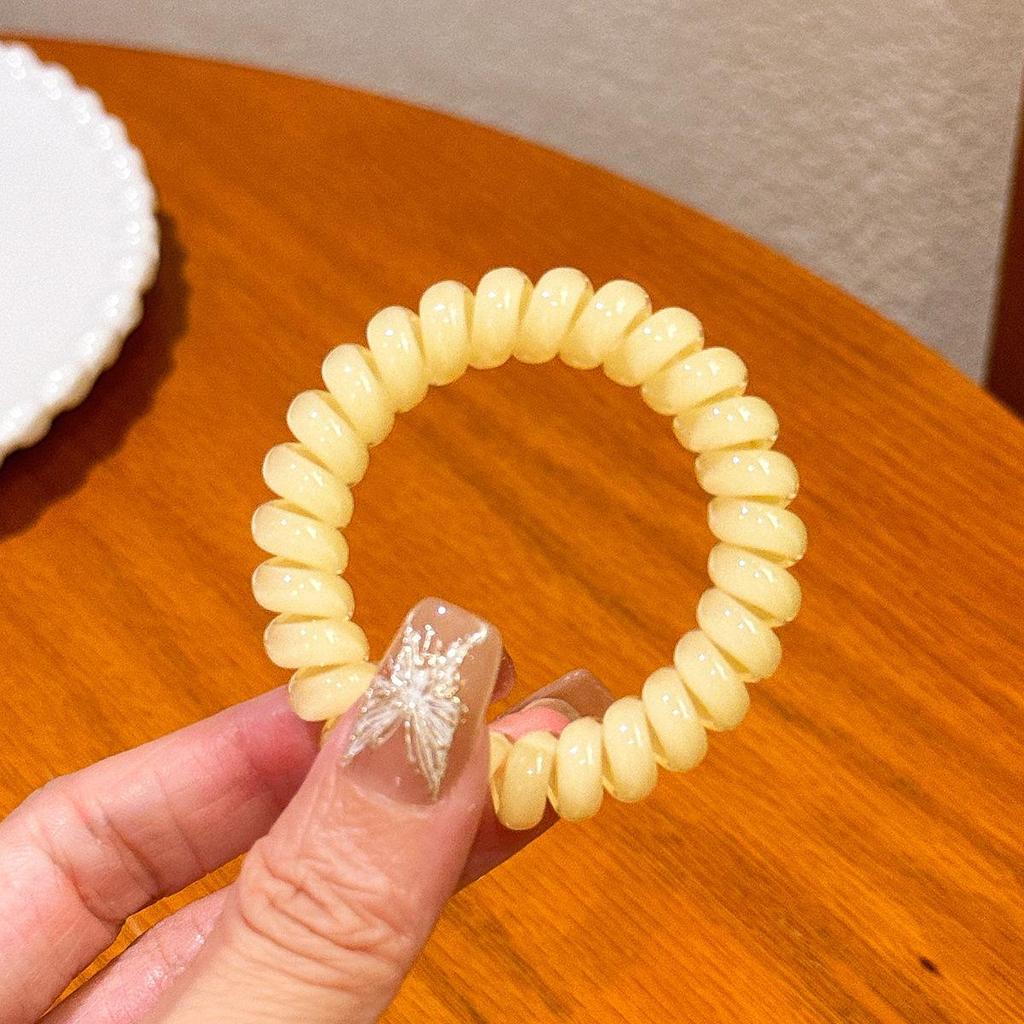 Colorful High Elasticity Hair Ties - No Trace & Durable Headwear for Women