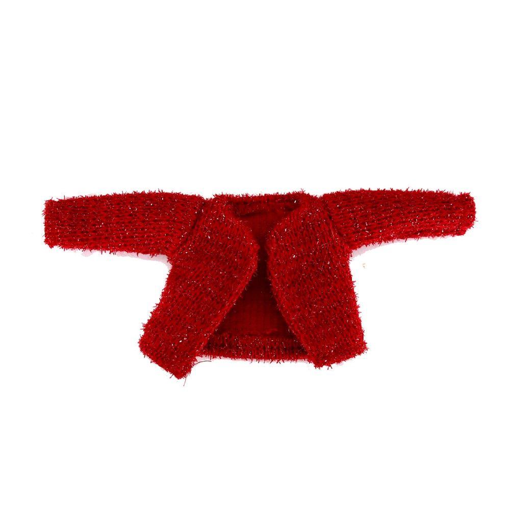 Casual Plush Coat Handmade Tops Dresses Set for 1/6 Doll/29~32cm Doll Clothes Accessories