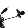 Super Lapel Lavalier Tie Clip Metal Mono Microphone 3.5mm with Collar Clip for Lound Speaker