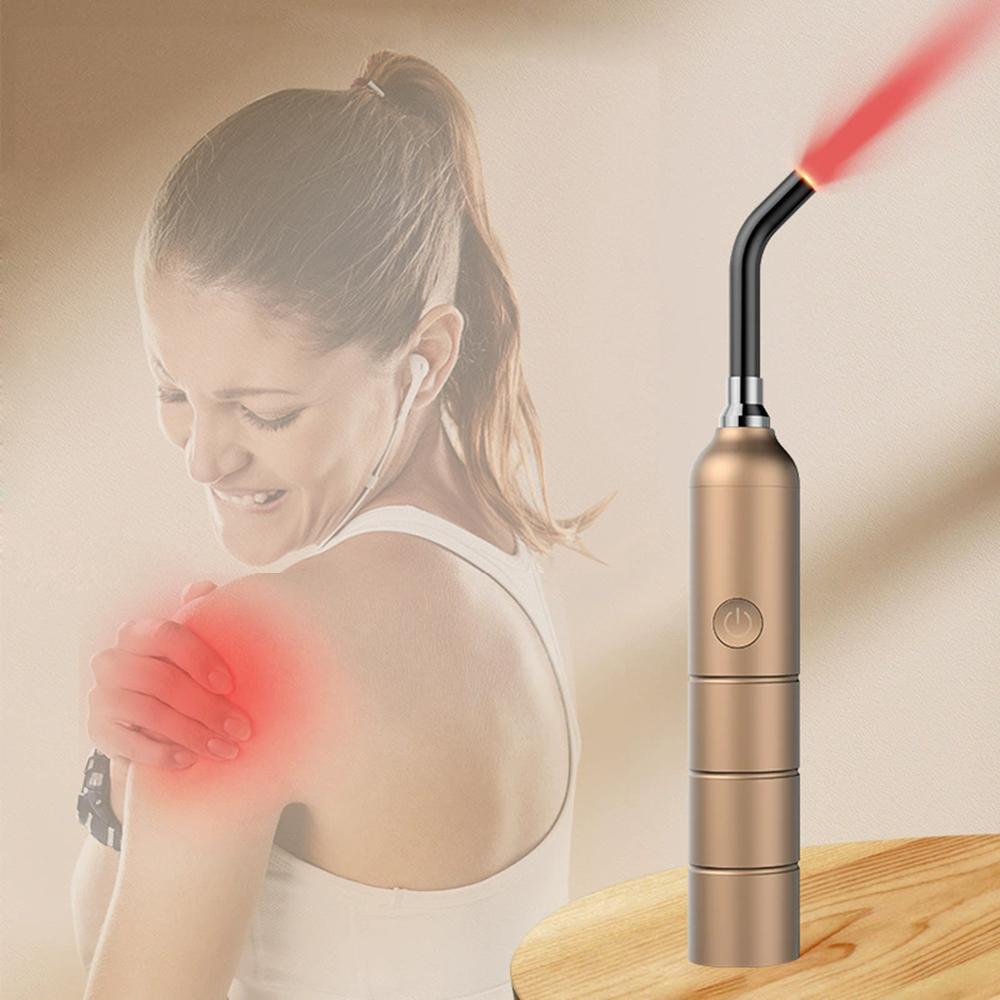 Cold Sore Device Red Light Therapy For Mouth Sores Treatment 660nm 850nm Near Infrared LED Light Therapy Machine Skin Care Wand