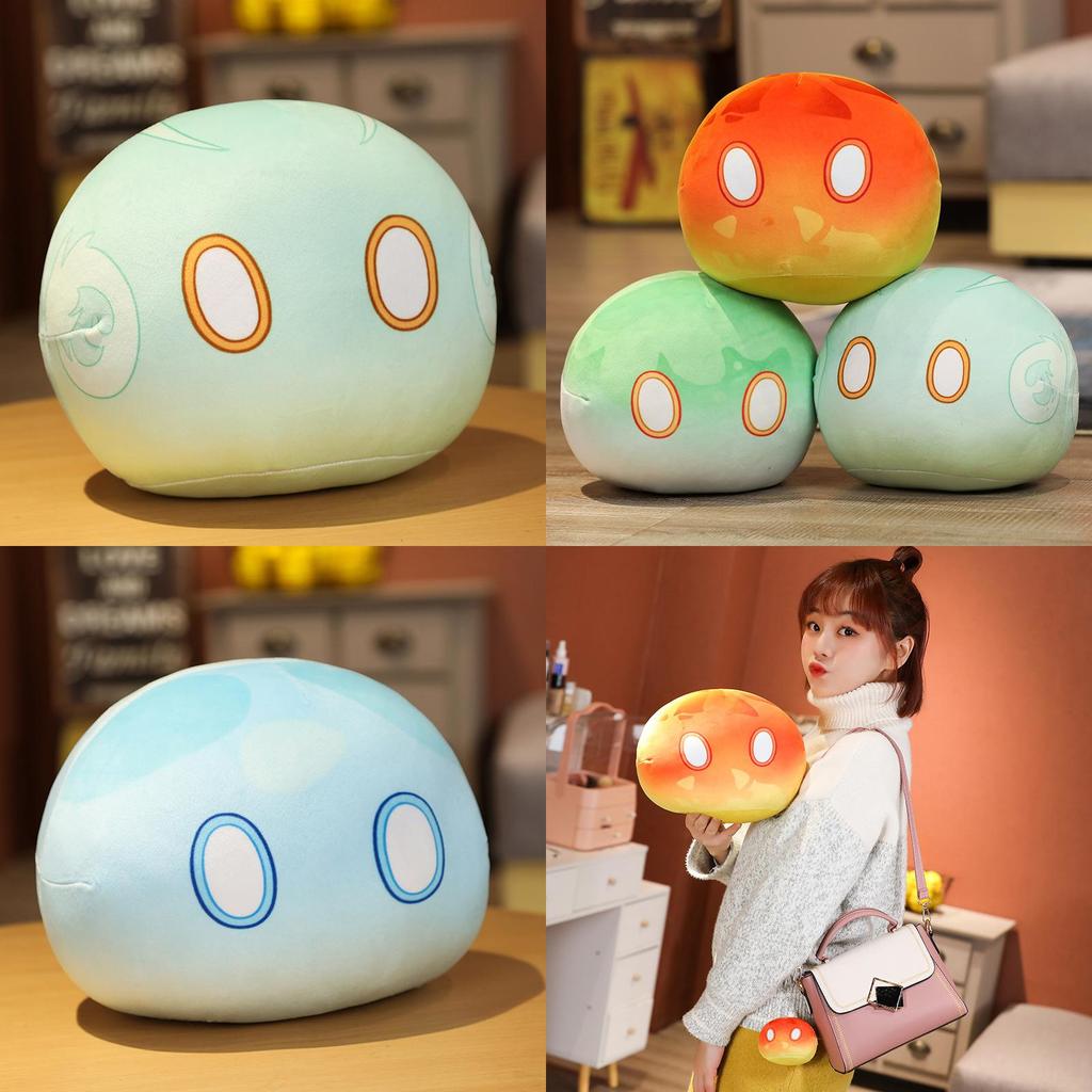 Genshin Impact Temă Limax Păpuși de Pluș Adorabile Cadou Perfect pentru Copii Perna Desen Animat