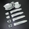 For Toyota RAV4 2001-2012 Chrome Door Handle Trim & Door Bowl Cover Car Styling 2004 2005 2006 2007 2008 2009 2010
