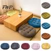 Soft Corduroy Seat Cushion Round Chair Cushion, 16.5 Inch Ultra Pad, Lightweight Meditation Washable for Floor Reading Nook Office Decorative