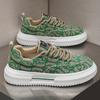 Sneakers Men New Prints Men's Platform Canvas Shoes Low Top Designer Casual Loafers Flat Vulcanized Shoes Men Footwear