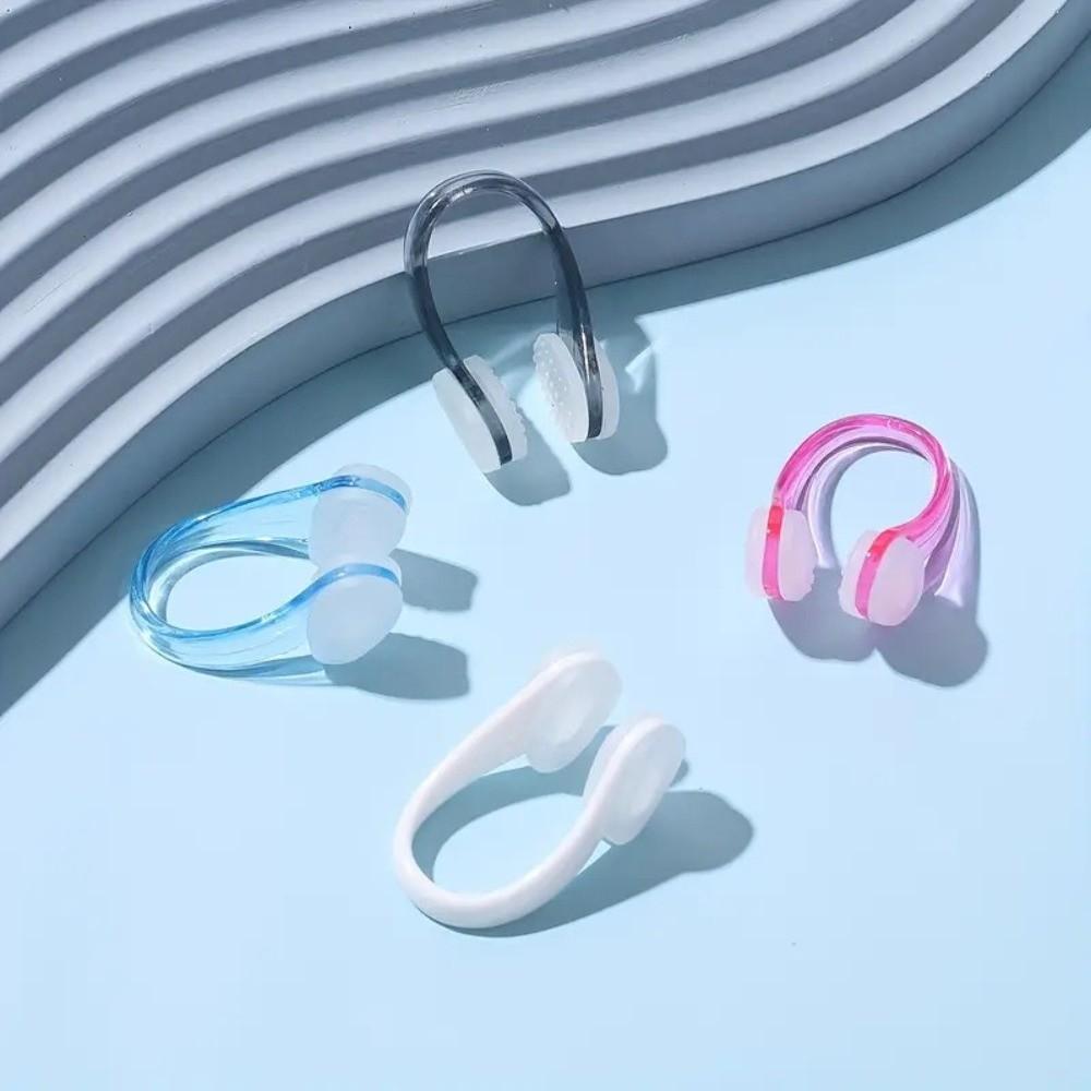4PCS Soft Silicone Swimming Nose Clip Universal Fit Swimming Accessories  Swim Training