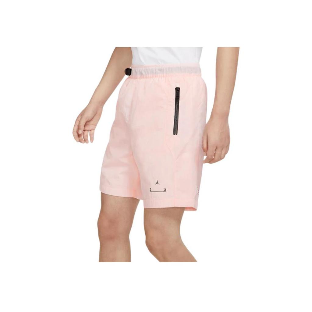 Jordan Logo Print Digital Mid-Rise Regular Fit Summer Shorts Men Bottoms Pink DQ7876-610