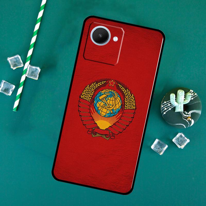 Vintage USSR CCCP For Realme 15 14 13 12 11 10 Pro Plus C65 C67 C63 C61 C55 C51 C53 C35 C75 GT6 GT7 Pro Case
