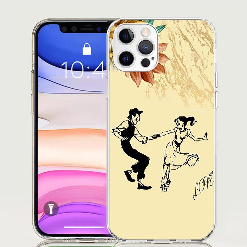 I Love Dance Phone Case For Apple iPhone 17 Air 16 15 Plus 14 + 13 Mini 12 11 Pro Max 7 8 SE 16Max Soft Shell Cover Coque 17 Air