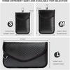 Faraday Pouch for Car Keys, Carbon Fiber RFID/WiFi/GPS Signal Blocking Holder Anti-Tracking Case, Anti-Theft Key Fob Protector Portable Security