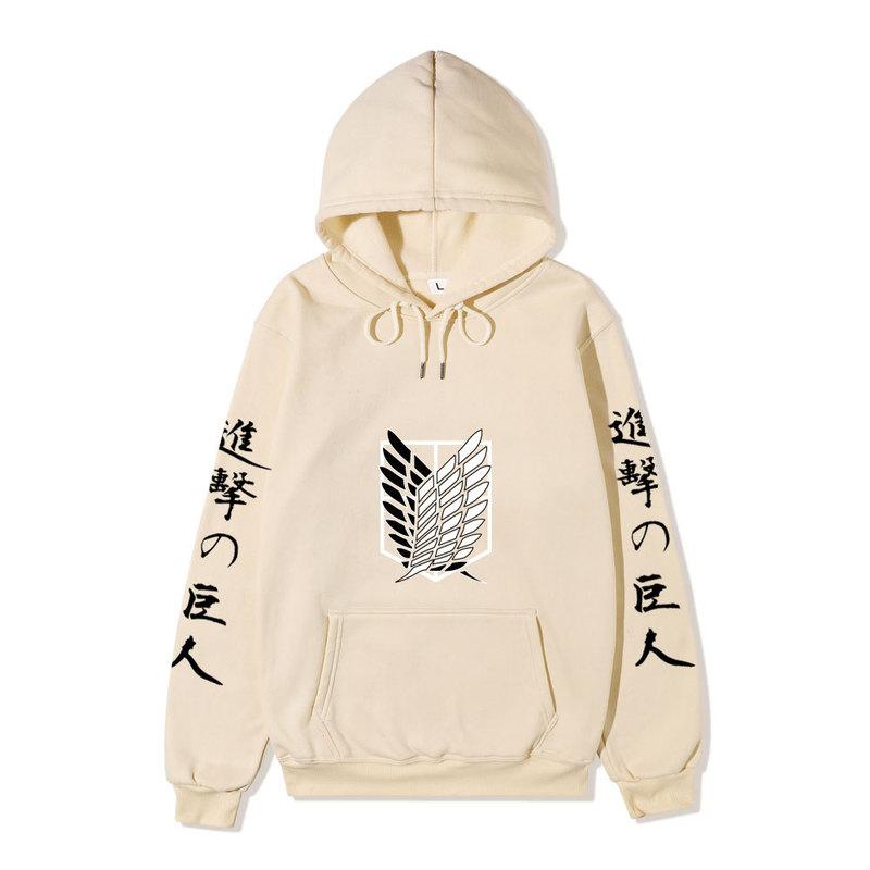 Útok na obří mikiny Anime Allen Investigation Corps Tisk Mikina Bunda Top Mikiny Muži Ženy