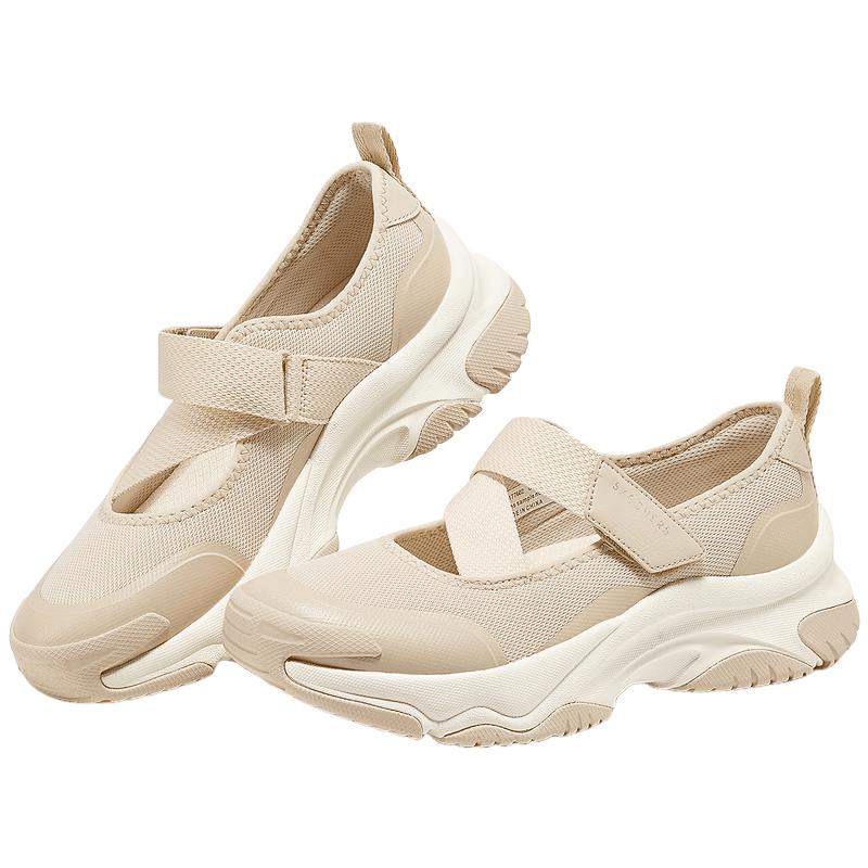 Skechers Mesh Mary Jane Comfort Flats 6