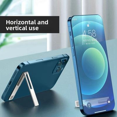 Jednoczęściowy Mini Klejący Niewidoczny Przenośny Składany Stojak na Telefon Komórkowy