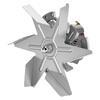 Drying Oven Fan Motor Aluminum 6 Blades Fan Motor Replacement Part for Constant Temperature Oven