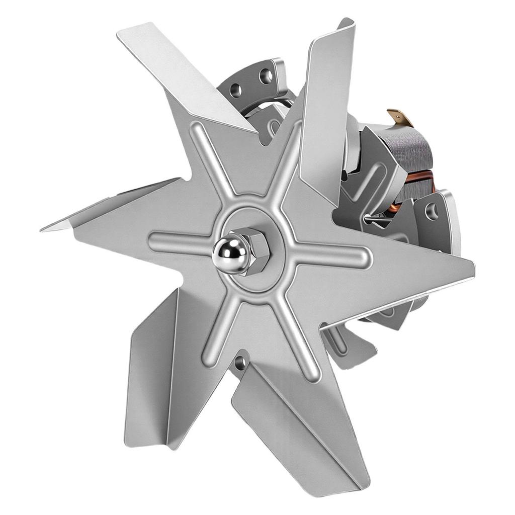 Drying Oven Fan Motor Aluminum 6 Blades Fan Motor Replacement Part for Constant Temperature Oven